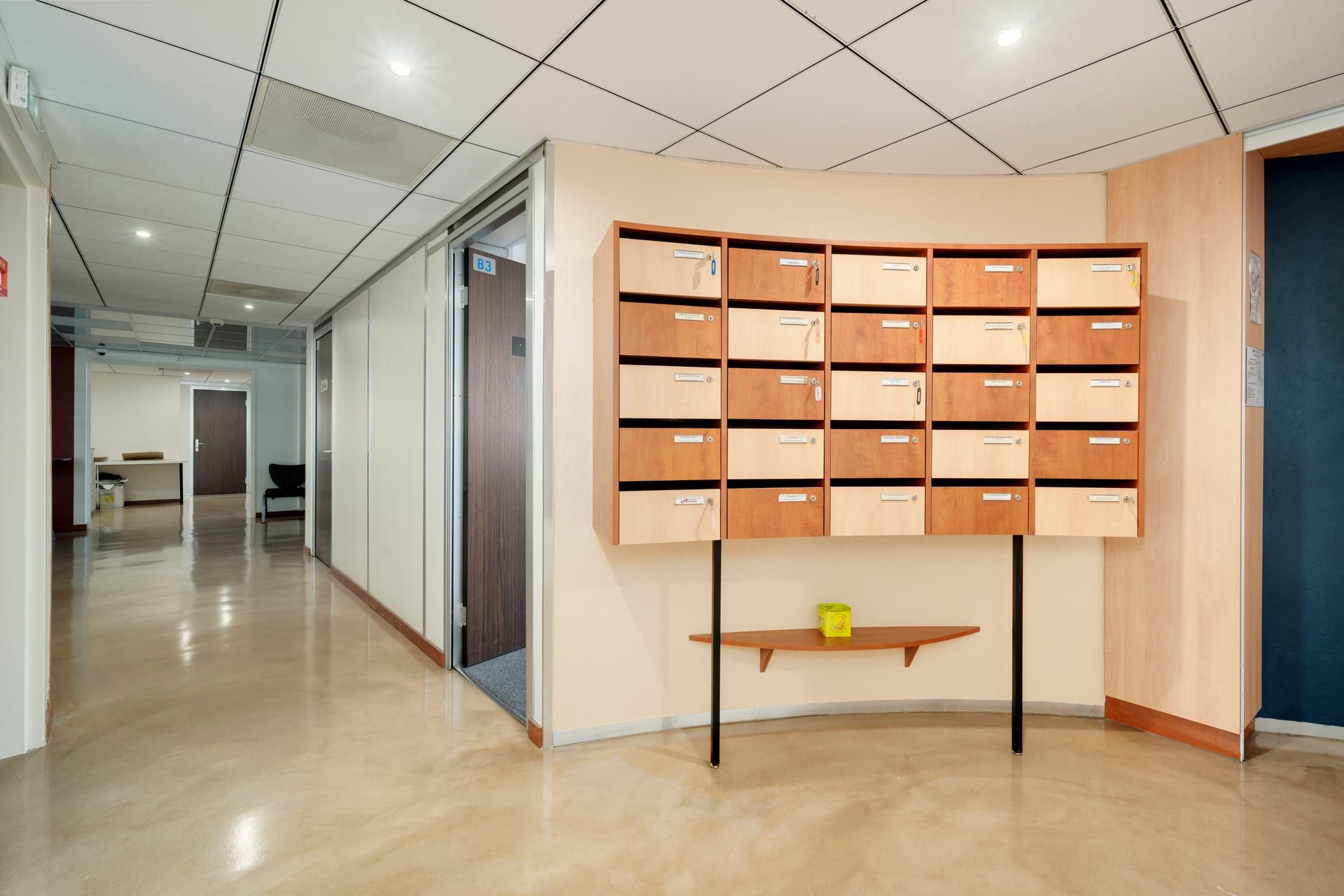 Boîtes aux lettres des entreprises domiciliées au centre d'affaires de Nancy