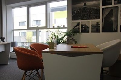 Intérieur du centre d'affaires de Metz